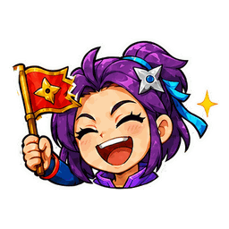 Ninja victory flag emote