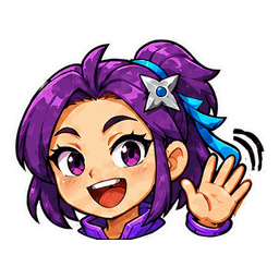 Ninja waving hello